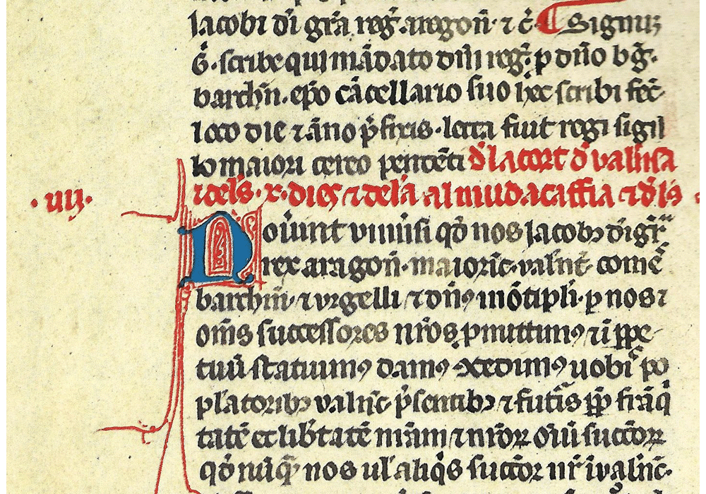 Prilegis-Valencia-Jaime I Aragón-Manuscript-Illuminated codex-facsimile book-Vicent García Editores-4 Valencian Court.